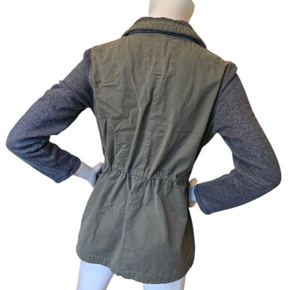 O'NEILL Olive Green Cargo Jacket Military Style sz M - Picture 5 of 9